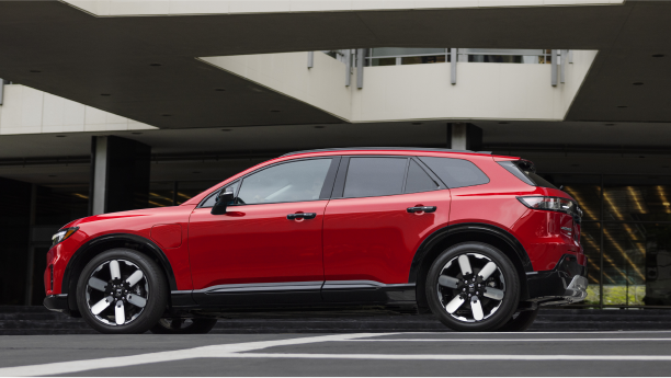 Side view of red Prologue.