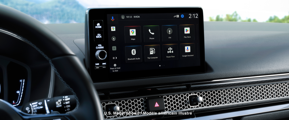 Closeup of tech screen display. 