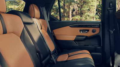 Interior close-up of a Honda Passport